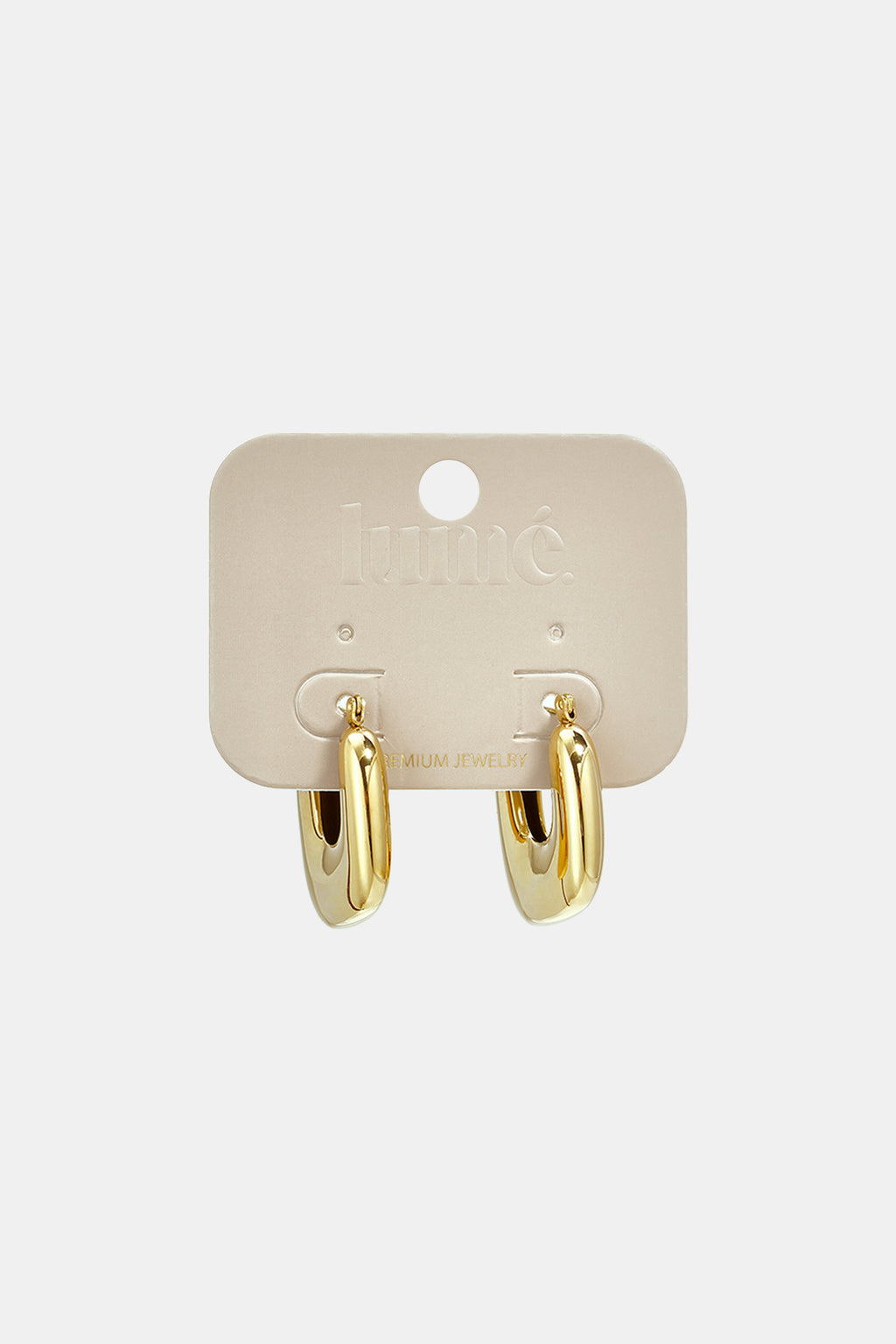 Pendientes de aro de acero inoxidable con forma geométrica, sencillos, de la serie Daily Simple, joyería para mujer.