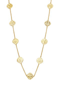 Collares largos de acero inoxidable con forma geométrica, sencillos, de la serie Daily Simple, joyería para mujer.