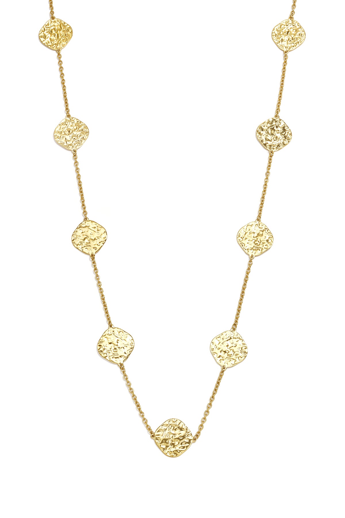 Collares largos de acero inoxidable con forma geométrica, sencillos, de la serie Daily Simple, joyería para mujer.