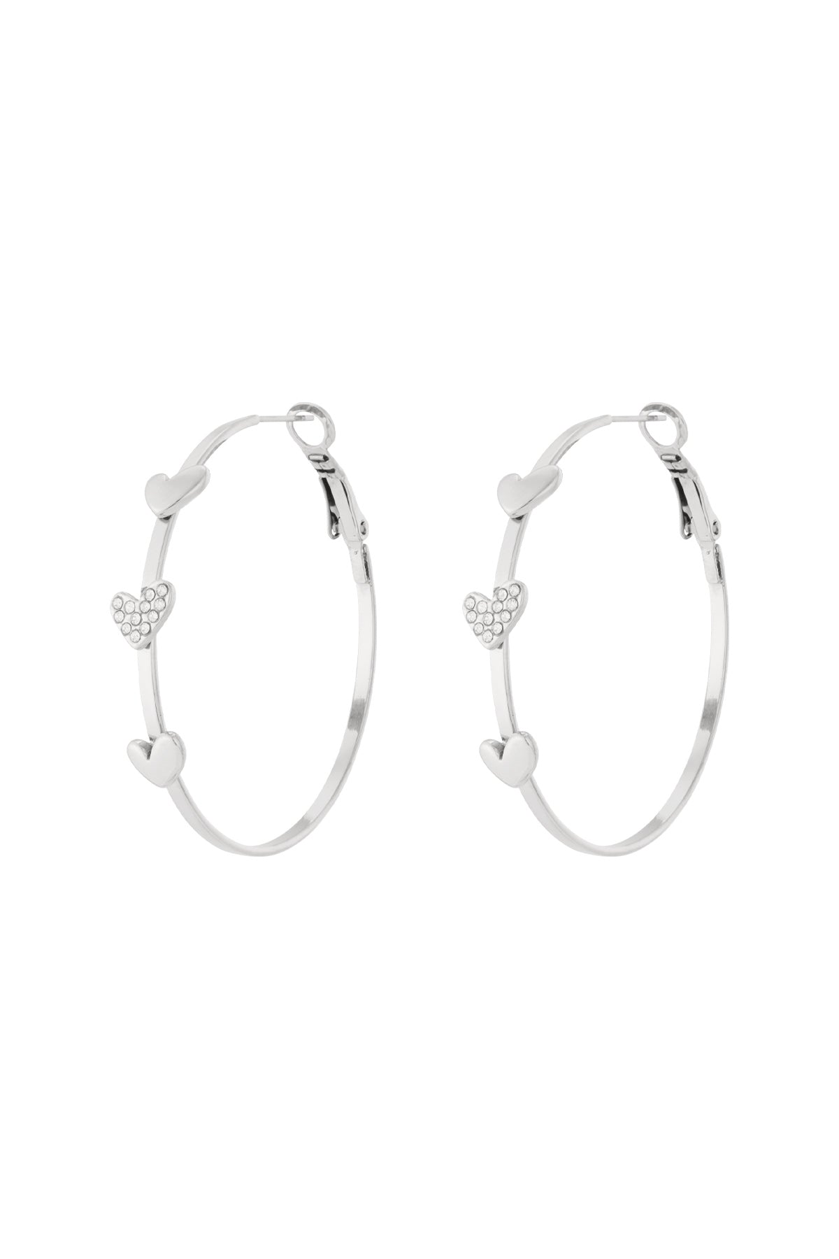 Stylish Heart-Shaped Hoop Earrings for All Occasions