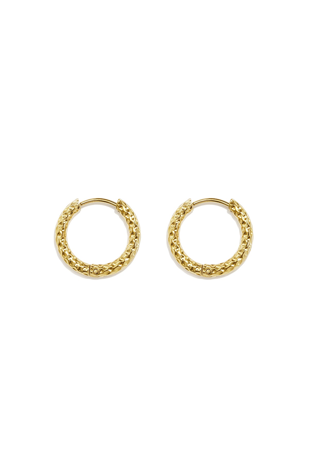 Pendientes de aro de acero inoxidable Circle Simple Daily Simple Series Joyería para mujer