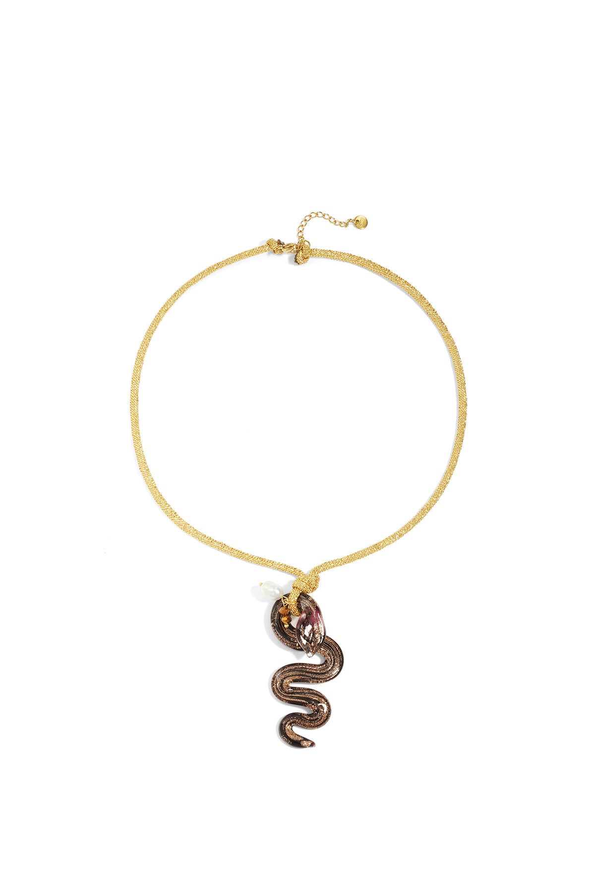 Elegant Gold Snake Pendant Necklace for Everyday Glam