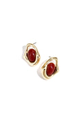 Elegant Gold Retro Stud Earrings for Women
