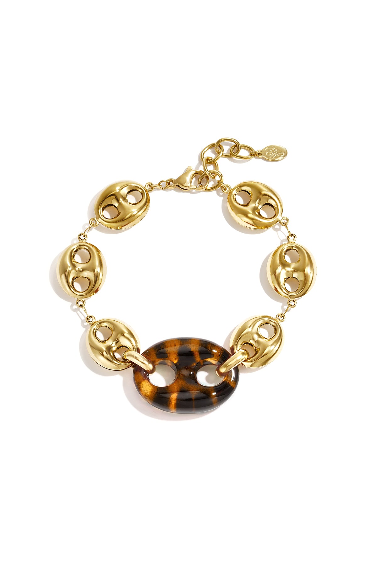 Pulseras de cadena de acero inoxidable con forma geométrica, sencillas, de la serie Daily Simple, joyería para mujer.