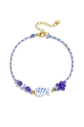 Charming Pink and Blue Fish Anklet for Summer Beach