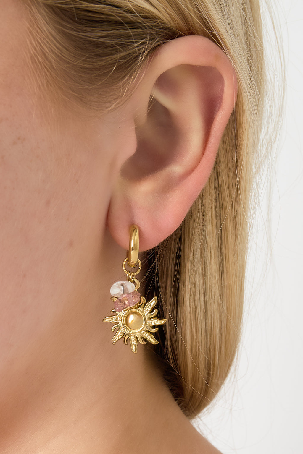 Elegant Sun Drop Earrings for Daily Wear