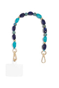 Cadena para teléfono de forma irregular, sencilla, de acrílico, accesorio de uso diario.