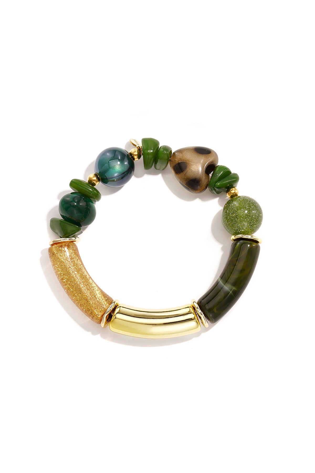 Pulseras de cuentas acrílicas, cuentas sencillas, serie sencilla diaria, joyería para mujer