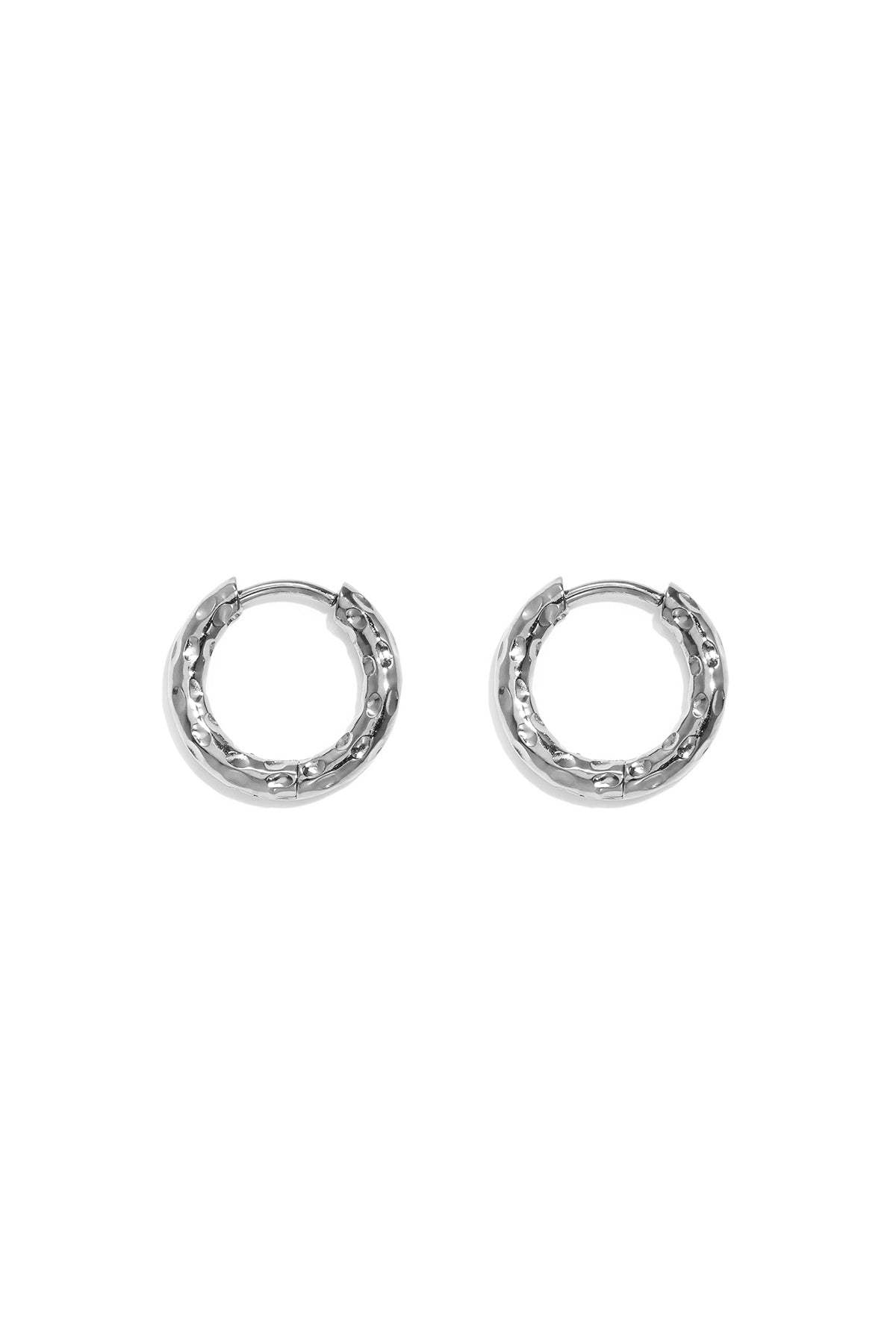 Pendientes de aro de acero inoxidable Circle Simple Daily Simple Series Joyería para mujer