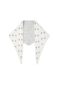 Chic Summer Scarf in Khaki, Yellow & Off-White