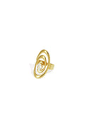 Lumé Gold Adjustable Zircon Ring for Everyday Glam
