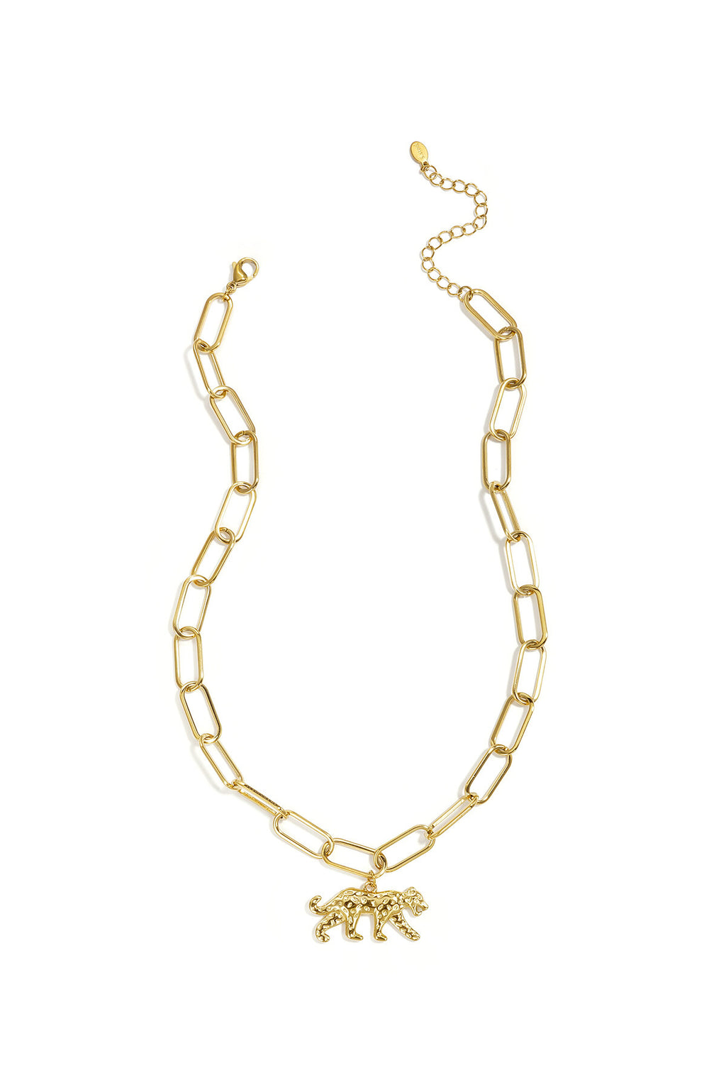 Elegant Animal Pendant Necklace in Silver and Gold