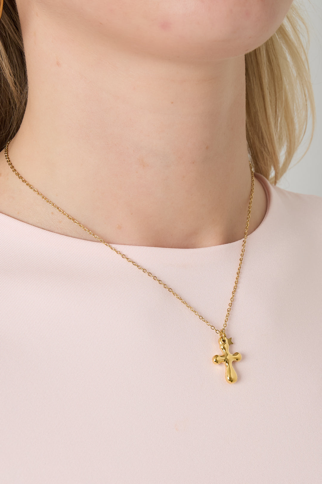   Collares colgantes Cruz Casual Diario Serie Simple Joyas para mujer