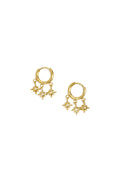 Pendientes colgantes de acero inoxidable con forma geométrica, serie Daily Simple para mujer.