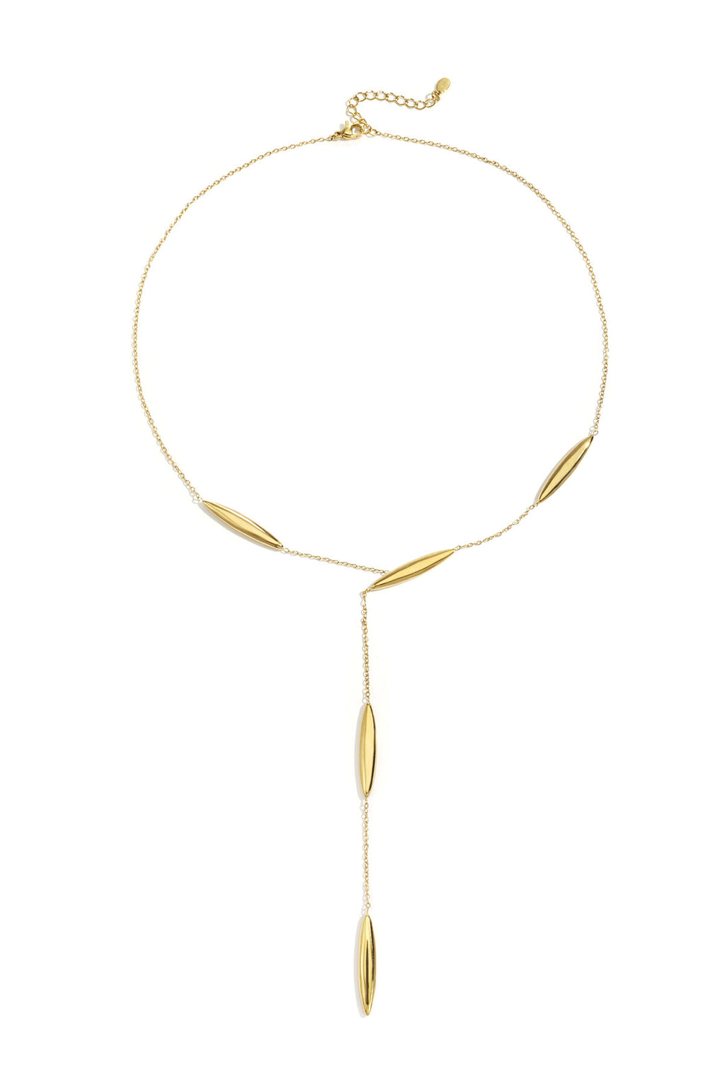 Elegant Gold Color Stainless Steel Chain Necklace