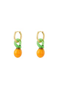 Elegant Orange Drop Earrings for Spring/Summer