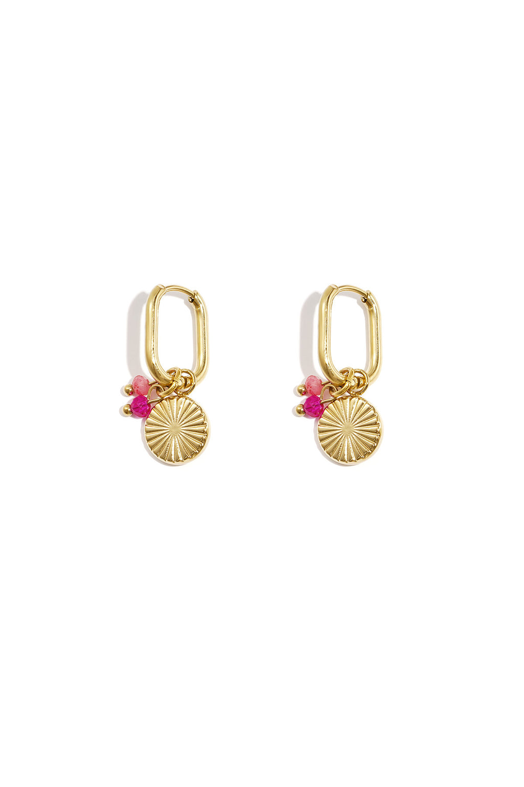 Stylish Pink & Purple Drop Earrings for Spring