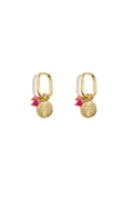 Stylish Pink & Purple Drop Earrings for Spring