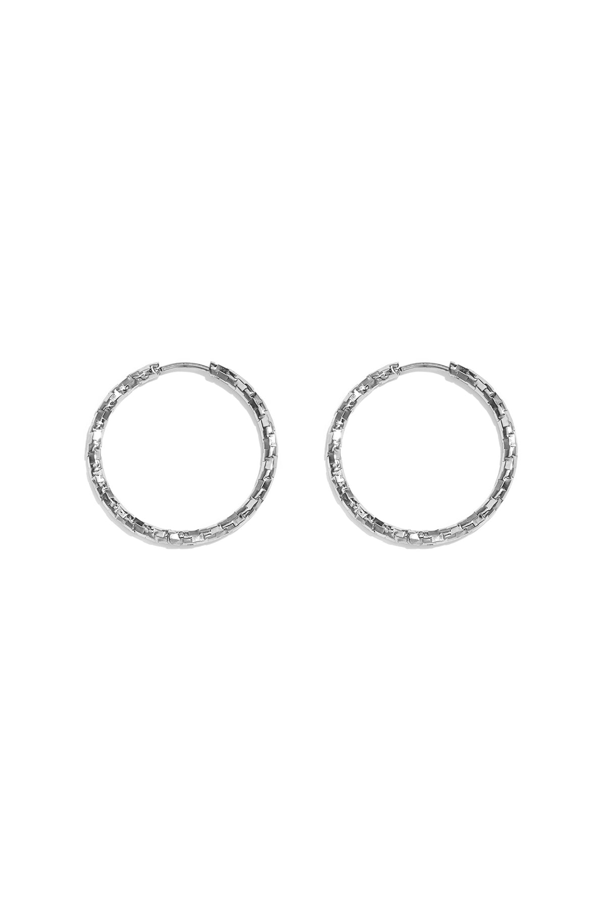 Conjunto de pendientes de acero inoxidable Circle Simple Serie Simple Joyería para mujer