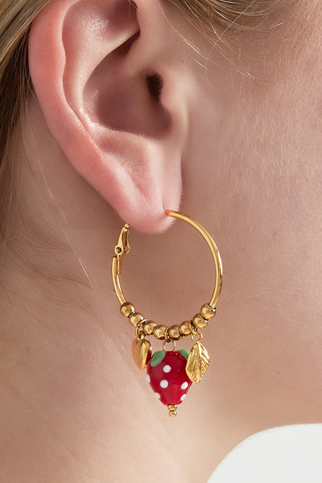 Pendientes Dulzura de Fresa