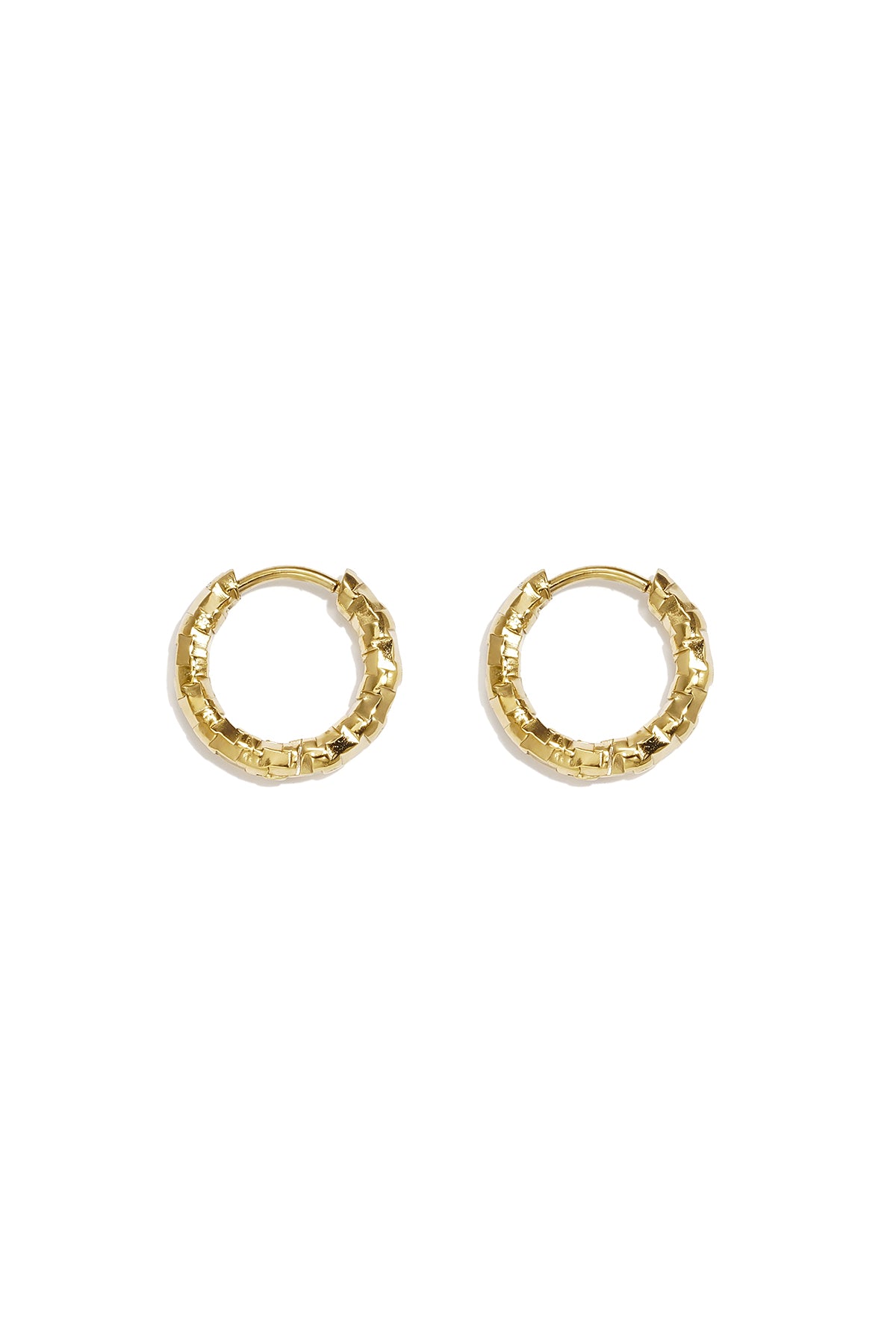 Conjunto de pendientes de acero inoxidable Circle Simple Serie Simple Joyería para mujer