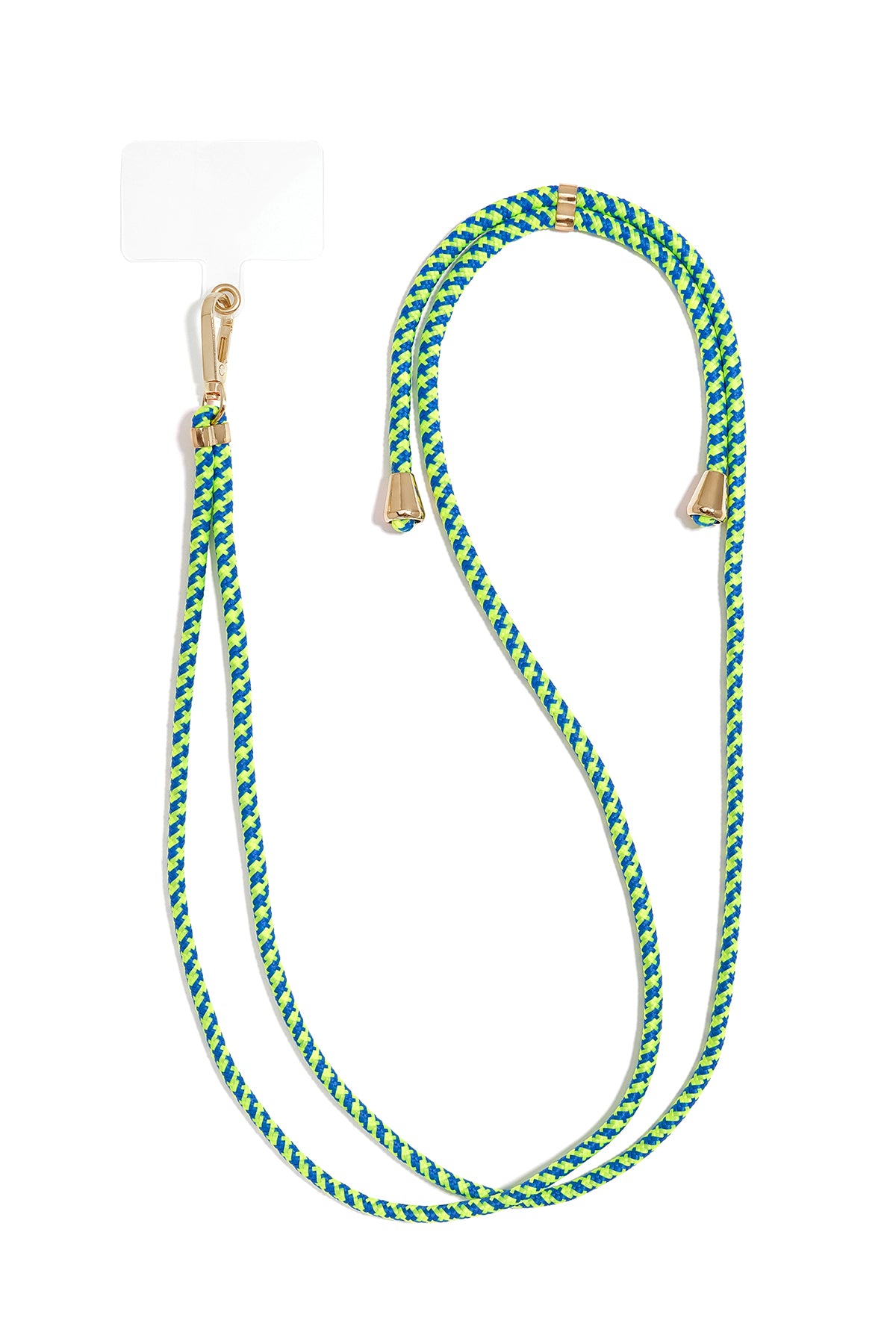 Cadena para teléfono de patchwork, sencilla, de poliéster, accesorio diario