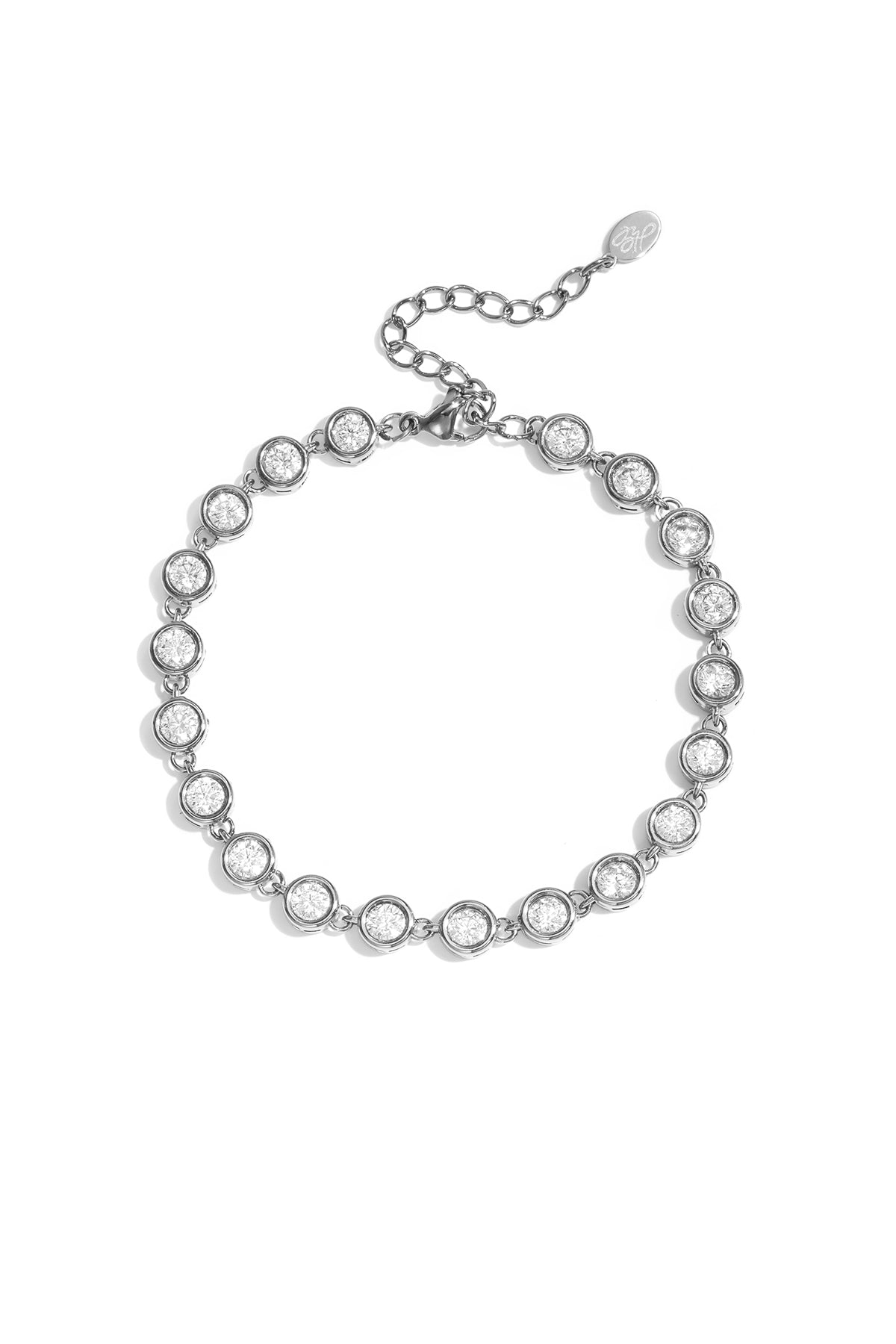 Pulseras de cadena de acero inoxidable Circle Simple Daily Simple Series Joyería para mujer