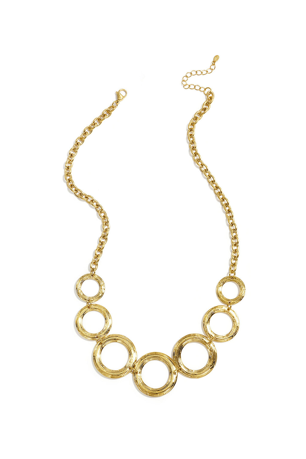Elegant Gold Color Stainless Steel Chain Necklace