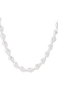 Elegant White Imitation Pearl Necklace for Women