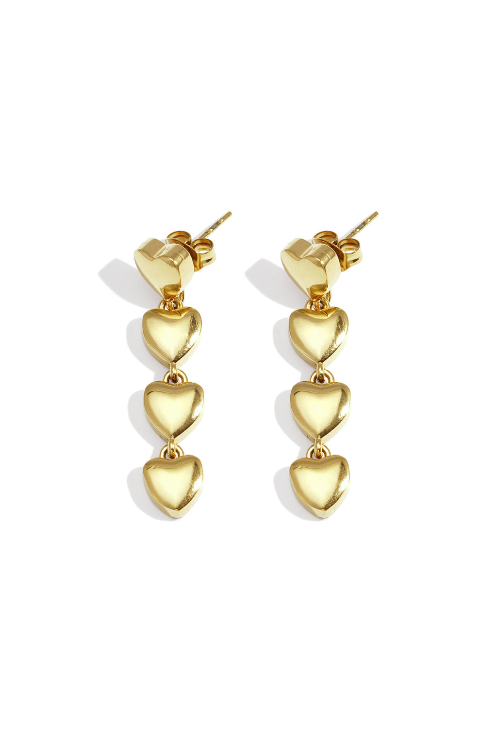 Elegant Dangle Earrings for Women - Silver & Gold