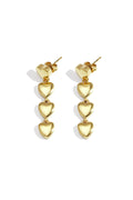 Elegant Dangle Earrings for Women - Silver & Gold