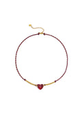 Elegant Heart Beaded Necklace for Everyday Chic