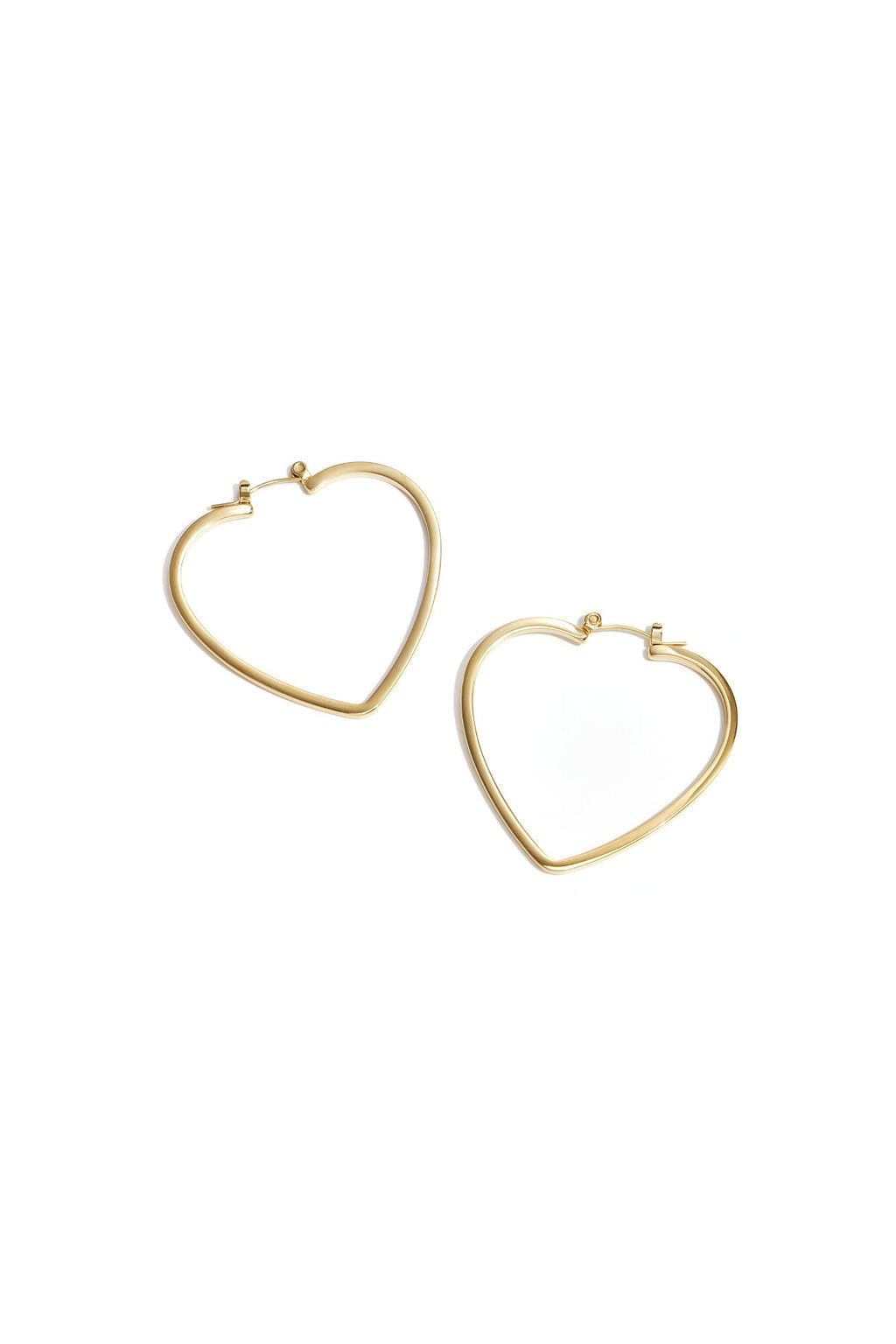 Elegant Heart-Shaped Hoop Earrings for Everyday Glam
