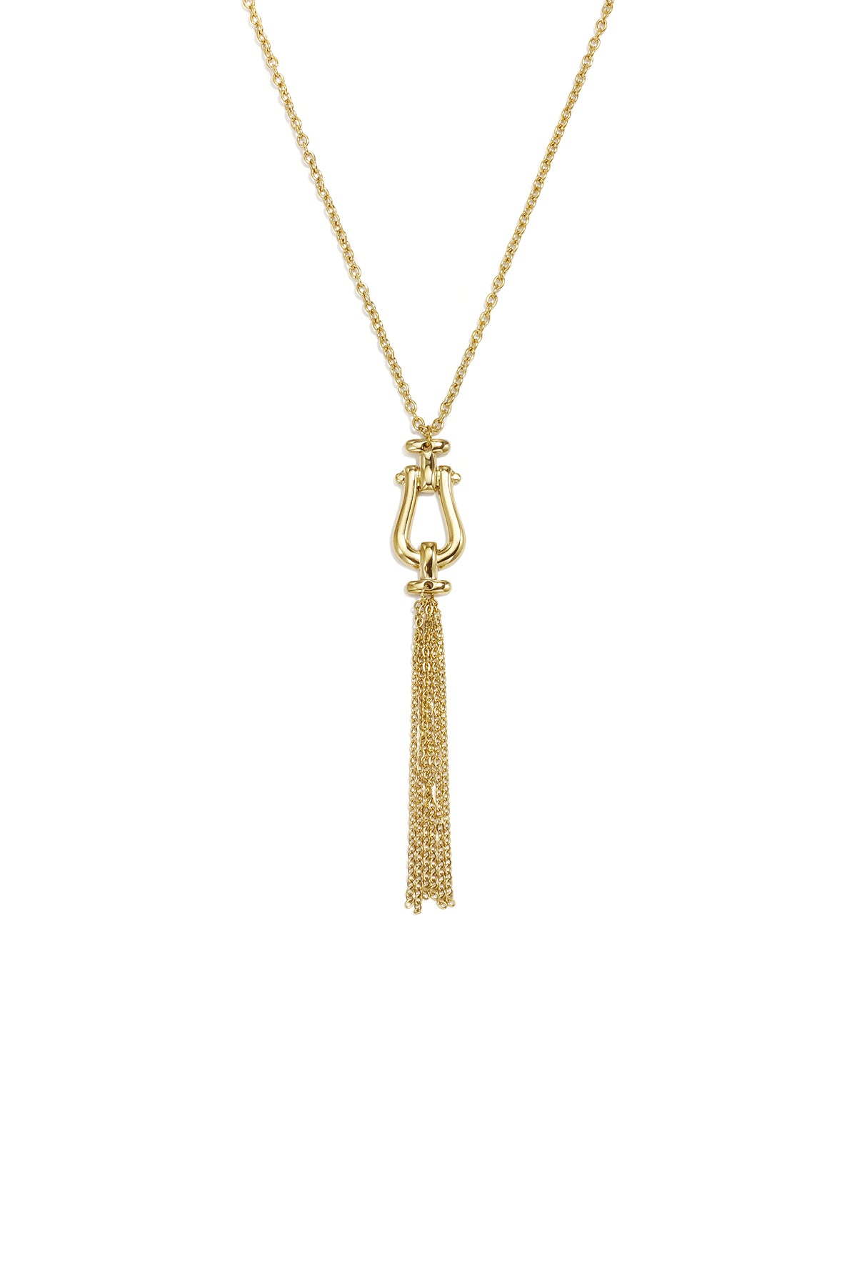 Collares con colgante de acero inoxidable, cadena, estilo casual, sencillo, para uso diario, joyería para mujer.