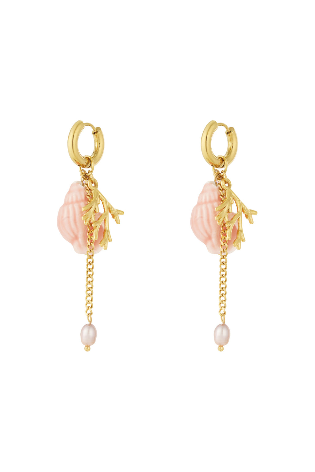 Stylish Pink & Baby Blue Drop Earrings for Spring/Summer