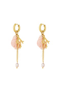Stylish Pink & Baby Blue Drop Earrings for Spring/Summer