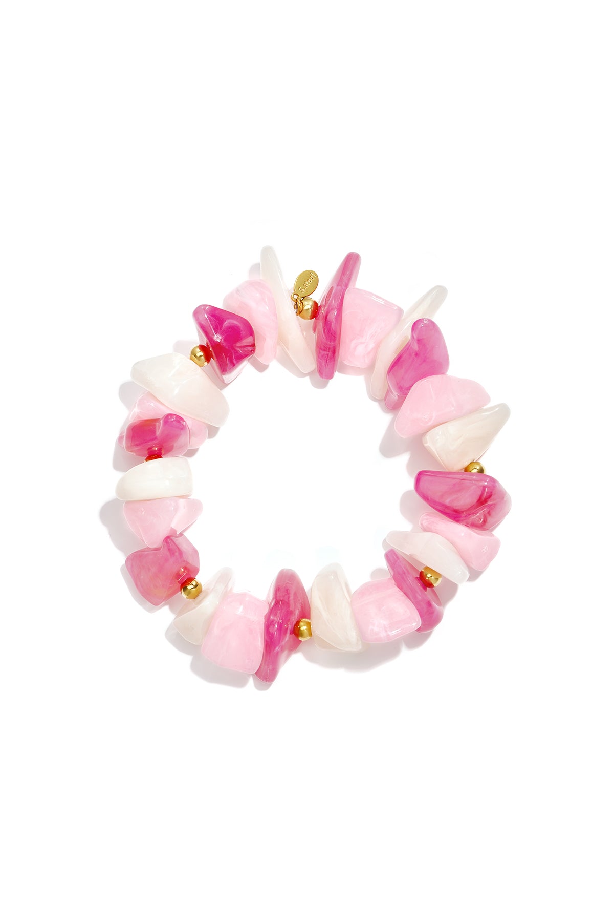 Pulseras de cuentas acrílicas, cuentas sencillas, serie sencilla diaria, joyería para mujer