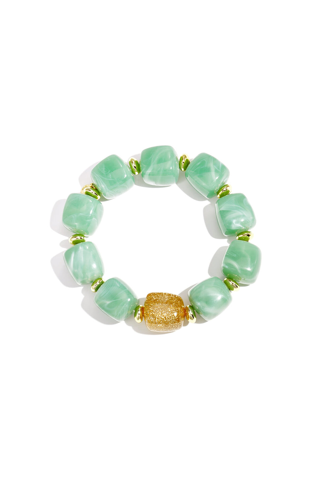 Charming Acrylic Beaded Bracelet for Spring/Summer