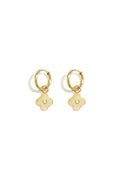 Pendientes colgantes de acero inoxidable Clover Simple Daily Simple Series Joyería para mujer