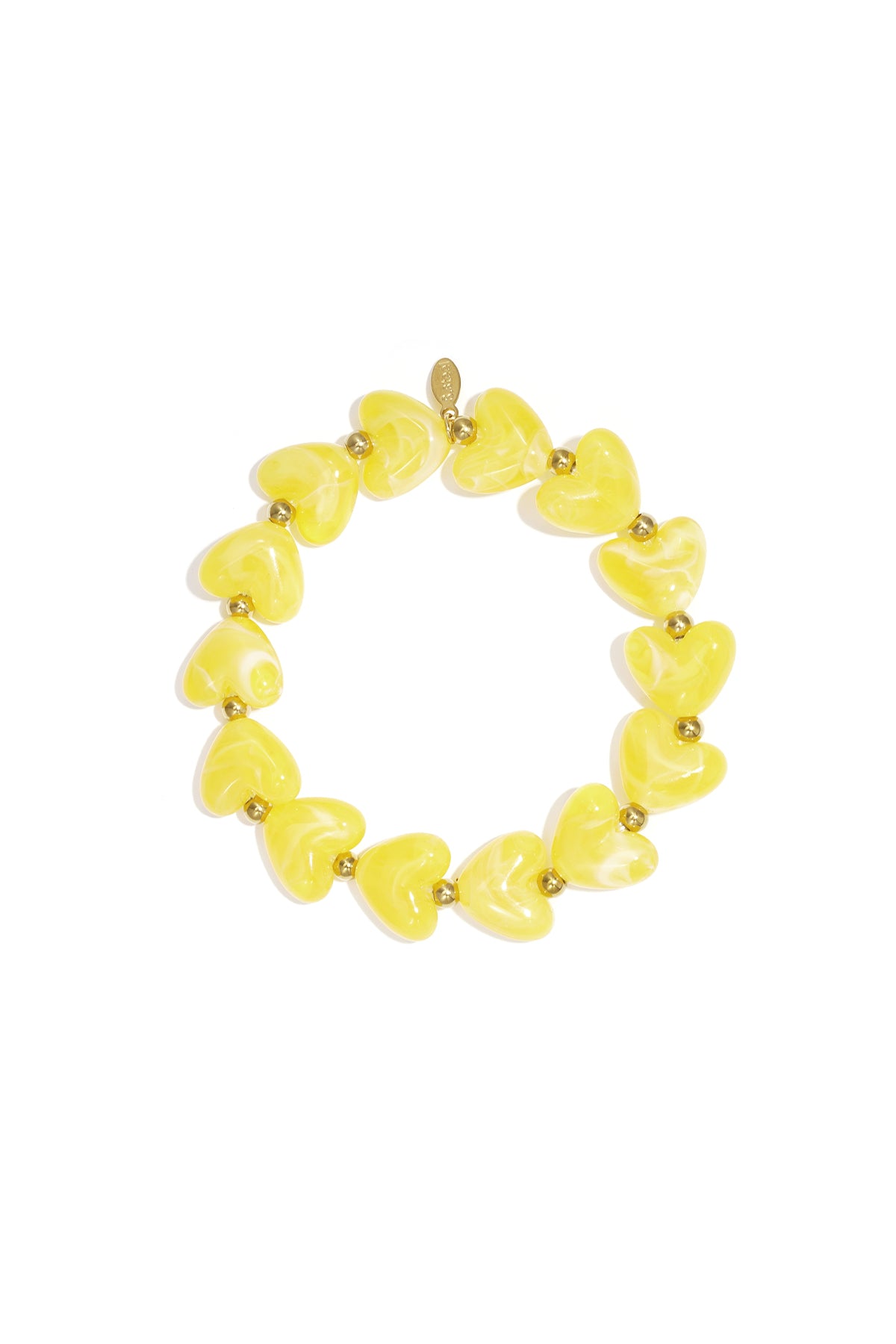Pulsera de cuentas corazón