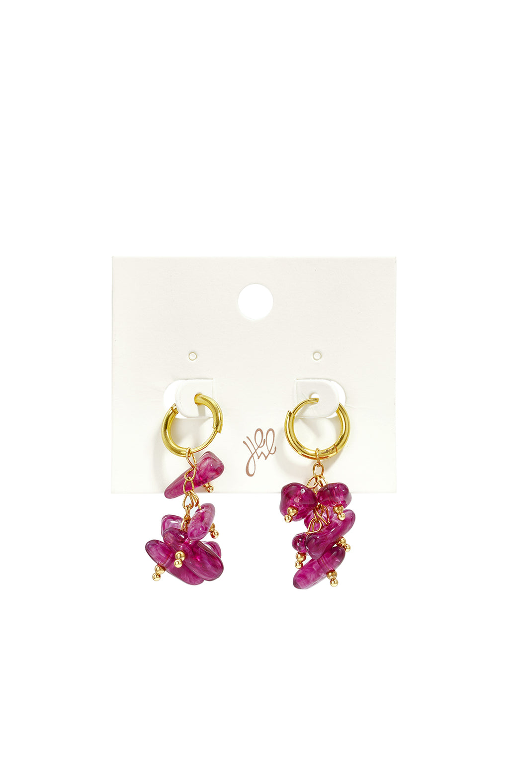 Pendientes de cuentas de acero inoxidable, serie Simple Daily, joyería para mujer