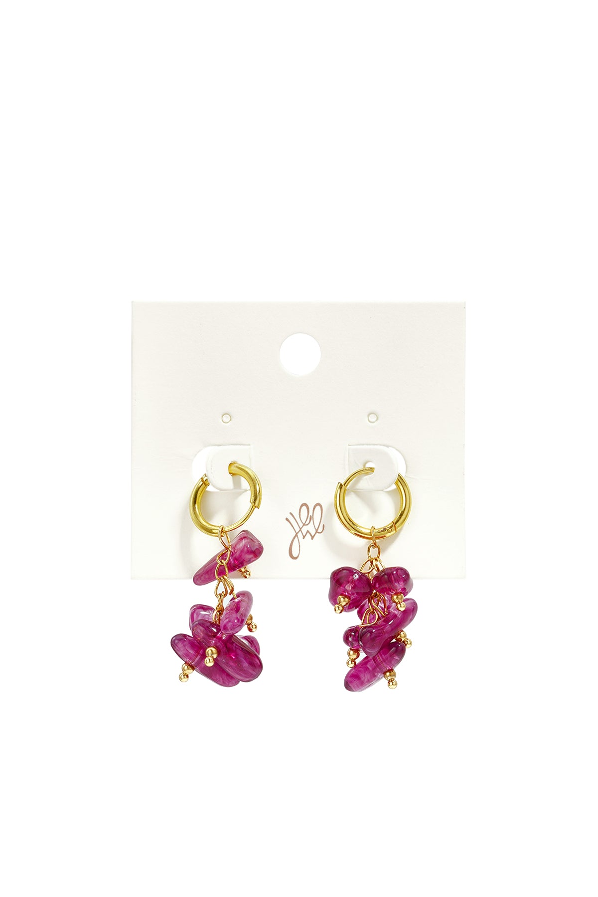 Pendientes de cuentas de acero inoxidable, serie Simple Daily, joyería para mujer
