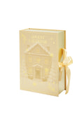 Calendario de adviento navideño rectangular informal de acero inoxidable para Navidad
