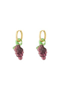 Stylish Purple Drop Earrings for Spring/Summer