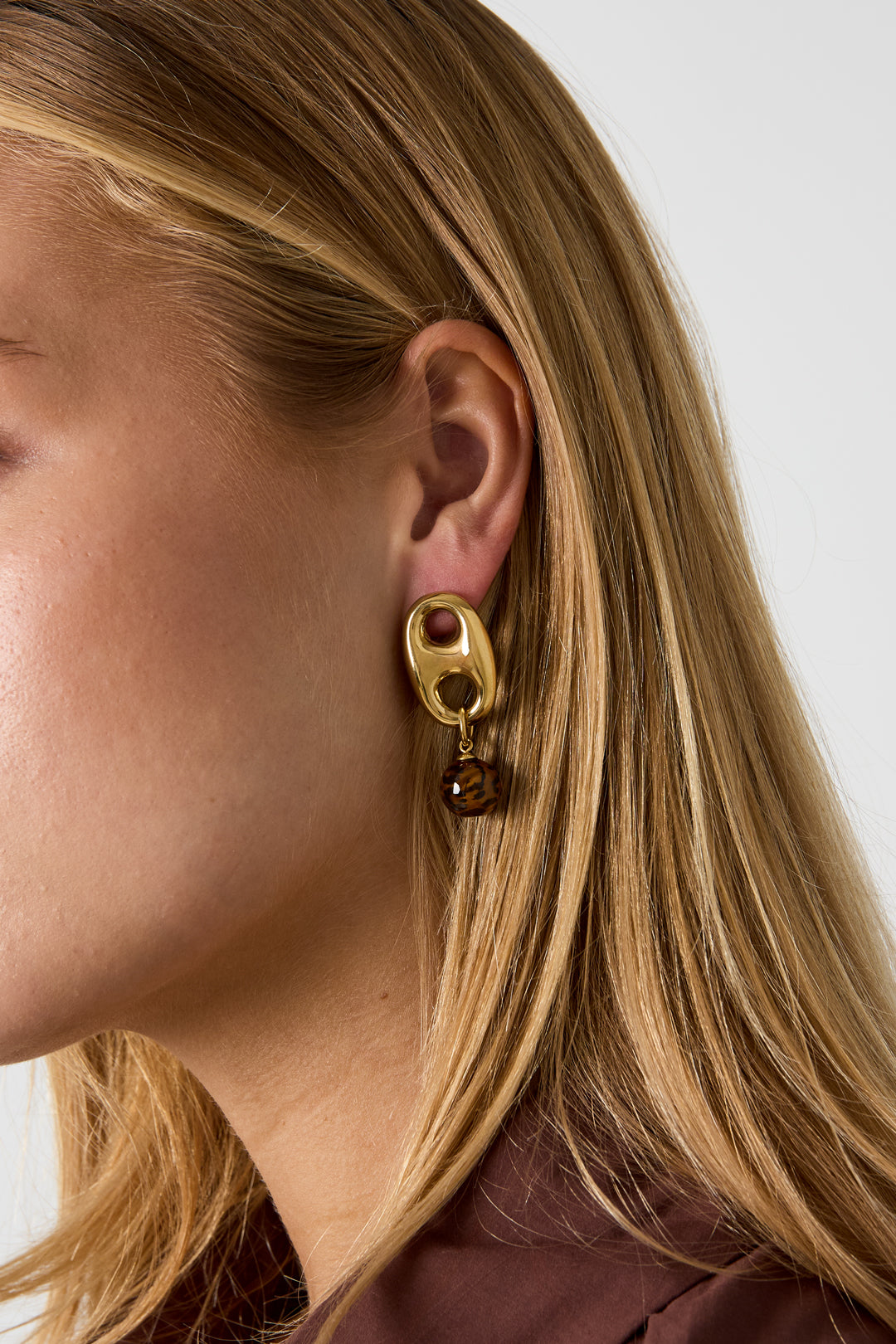 Pendientes colgantes de acero inoxidable con forma de gota, sencillos, de la serie Daily Simple, joyería para mujer.