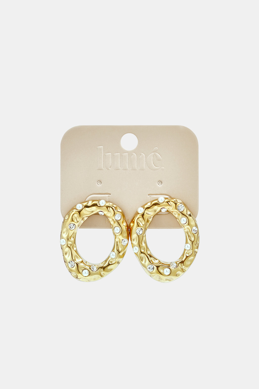 Pendientes de botón de acero inoxidable con forma irregular, sencillos, de la serie Daily Simple, joyería para mujer.