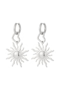 Pendientes de rayos de sol cálidos