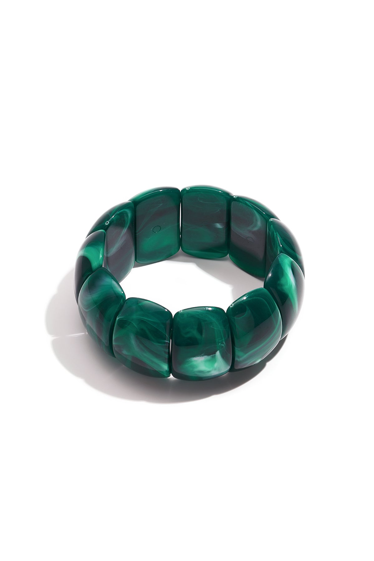 Pulseras acrílicas con forma geométrica, sencillas, de la serie Daily Simple, joyería para mujer.