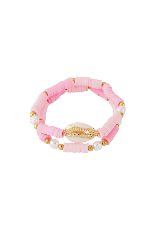 14K Gold Plated Beaded Bracelet for Women