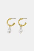 Pendientes colgantes de acero inoxidable Droplet Simple Daily Simple Series Joyería para mujer